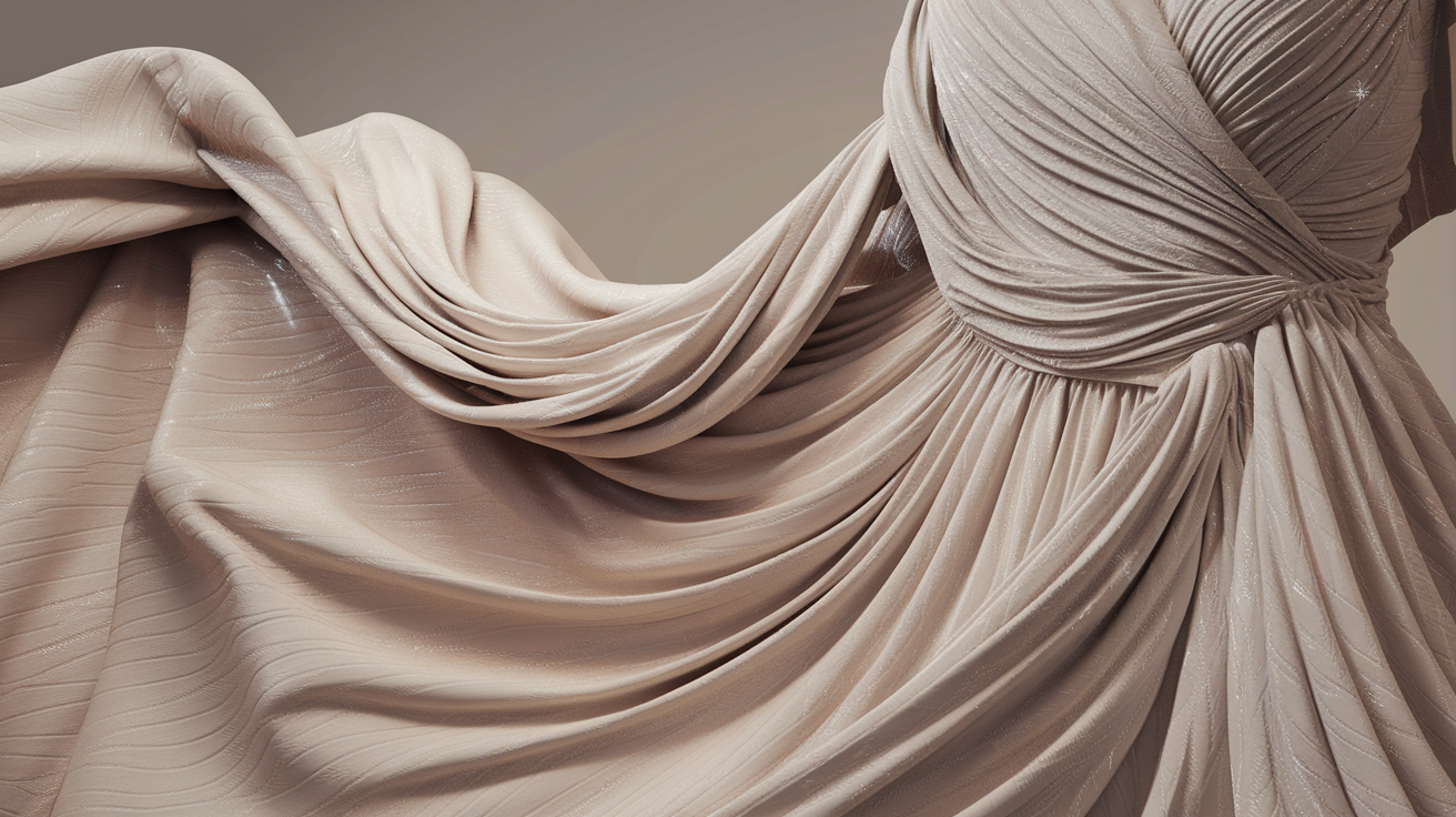 Draped Fabric 3D Model Detailed