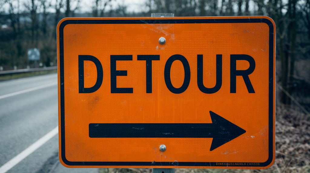 Detour Sign Feature
