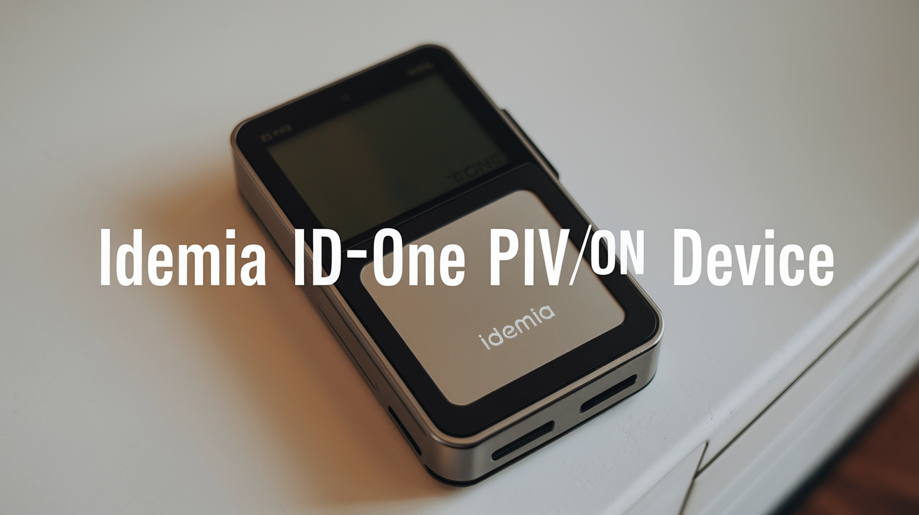 IDEMIA ID-One PIV/CIV on V8 Device