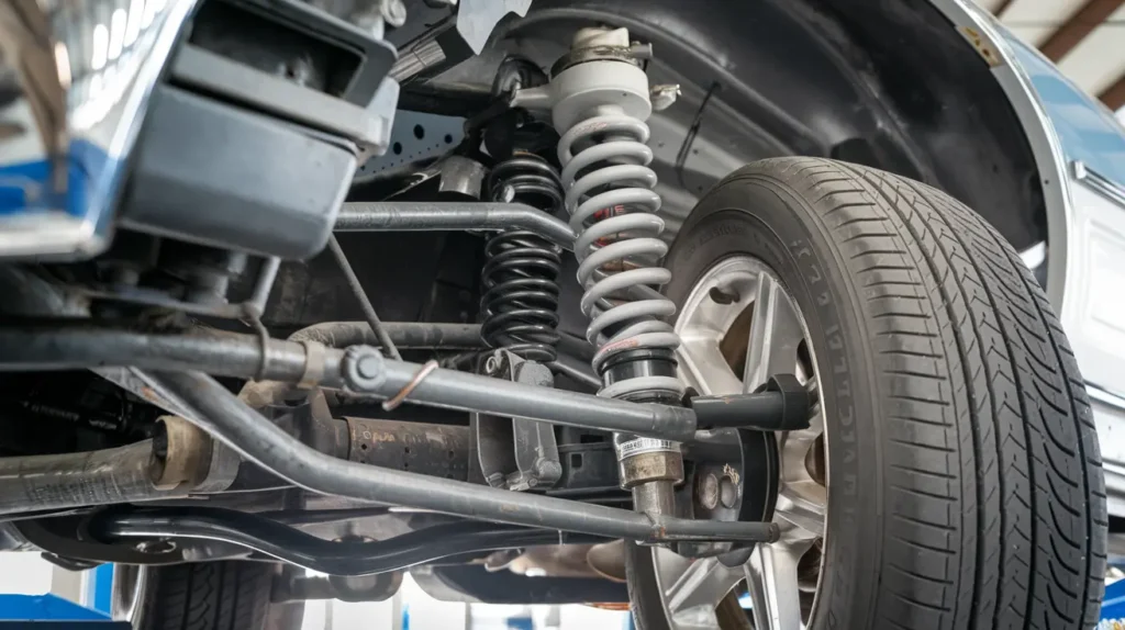 2008 Crown Victoria Angle of Front Shock