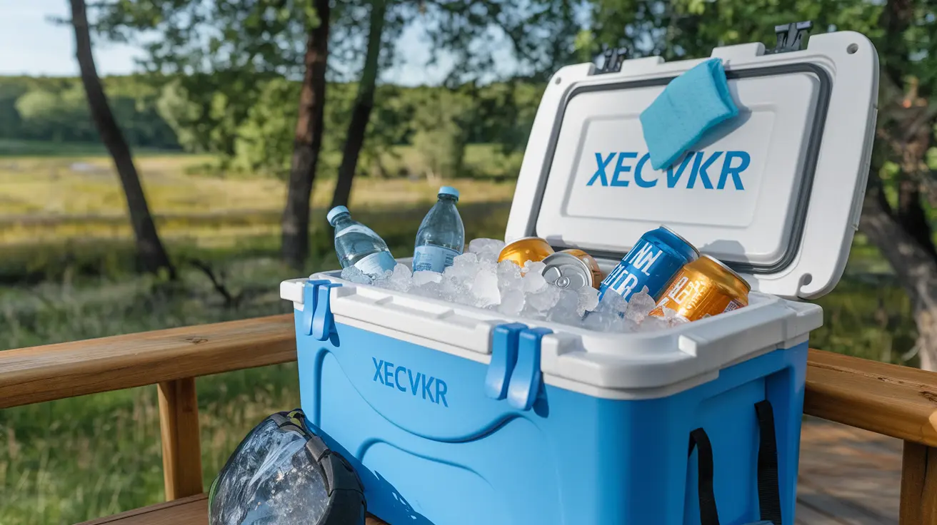 Xecvkr Three-Layer Insulated Portable Cooler Box